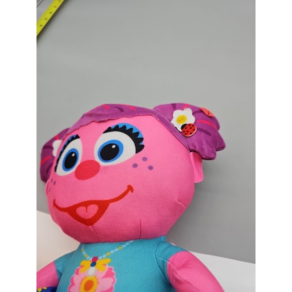 Sesame Street Workshop 50 Years Abby Cadabby Plush 10" Sitting Fairy Toy Factory - Picture 6 of 6